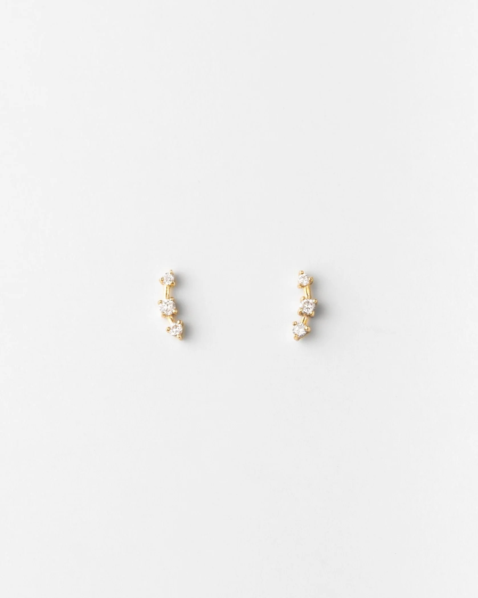 Astra Diamond Bar Studs