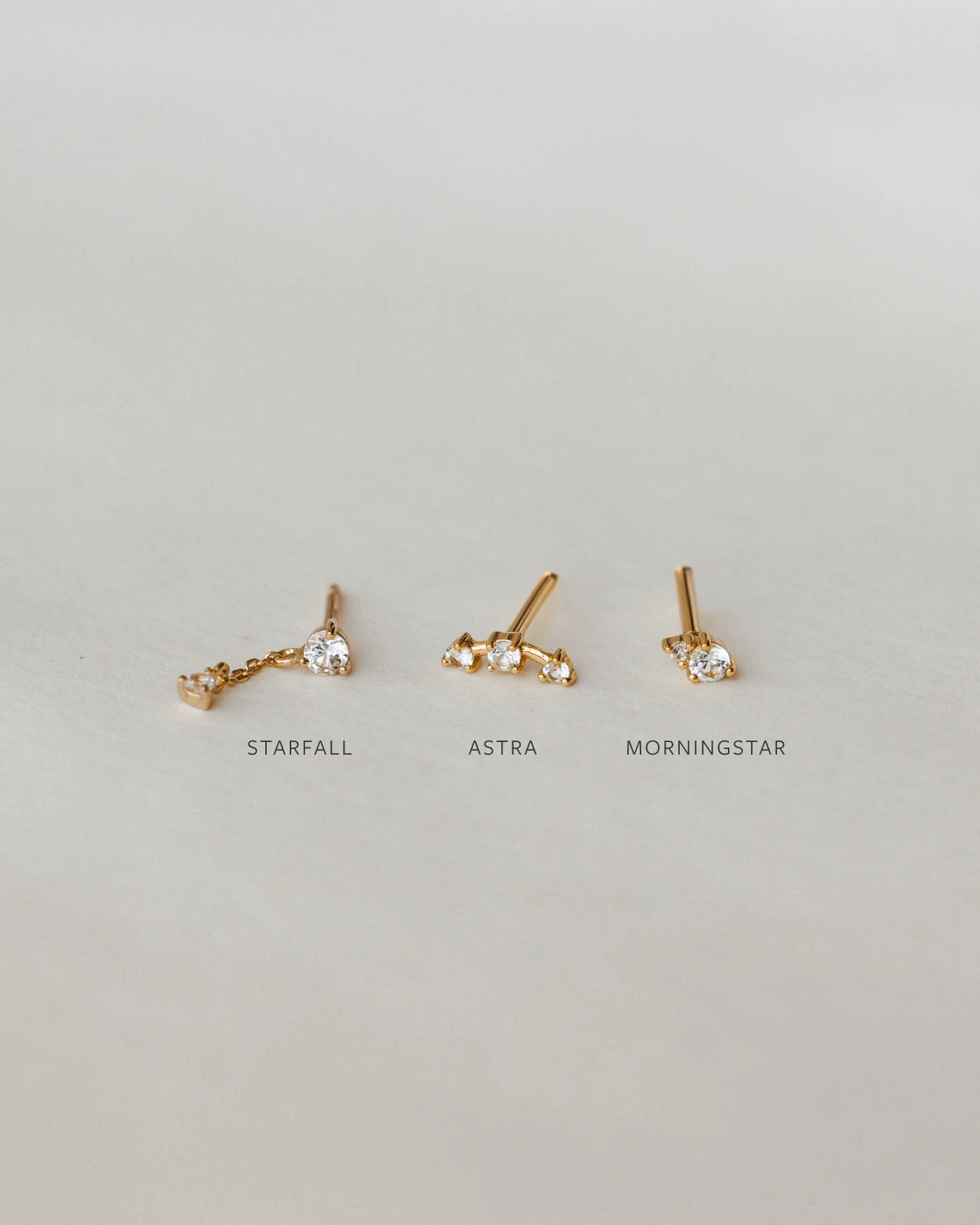 Astra Diamond Bar Studs - Image 5