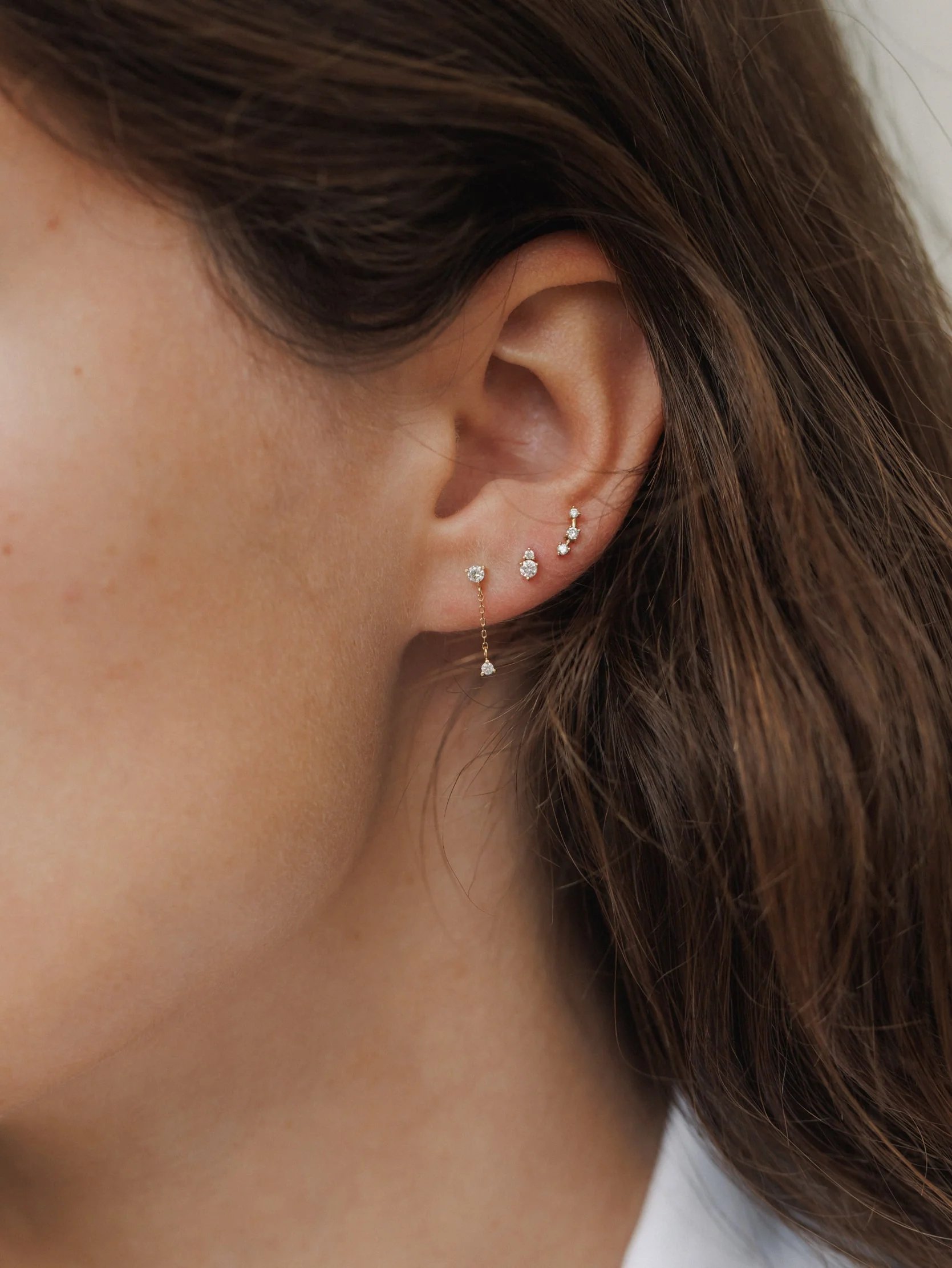 Astra Diamond Bar Studs - Image 6