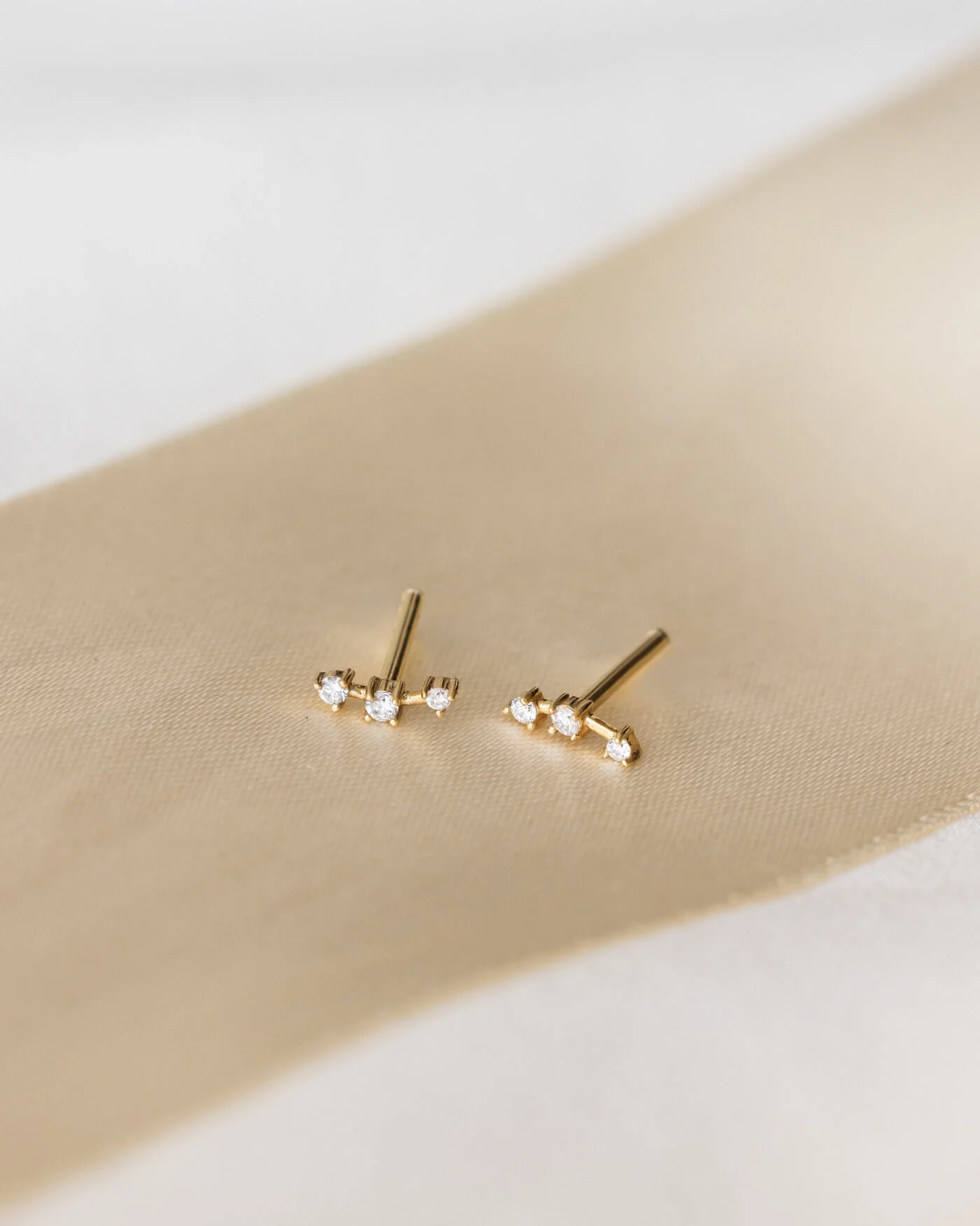 Astra Diamond Bar Studs - Image 7