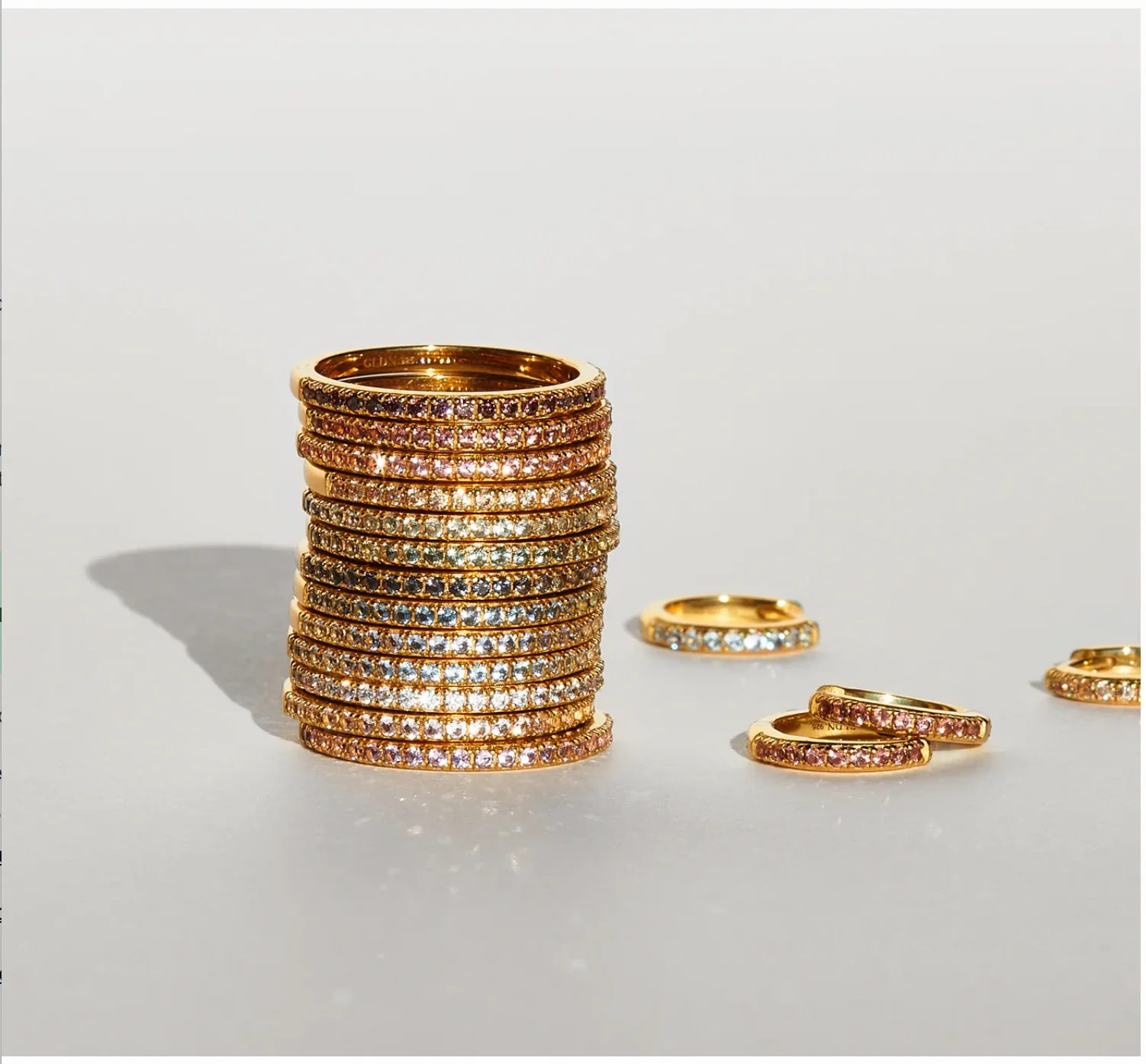 Aura Birthstone Hoops & Ring Set - Image 4