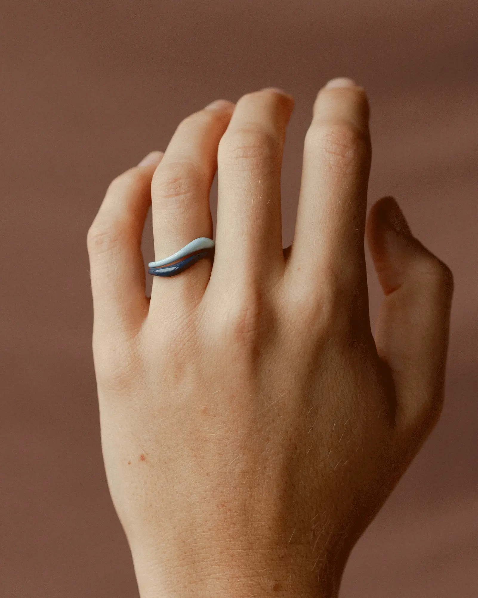 Aura Enamel Flow Ring - Image 4