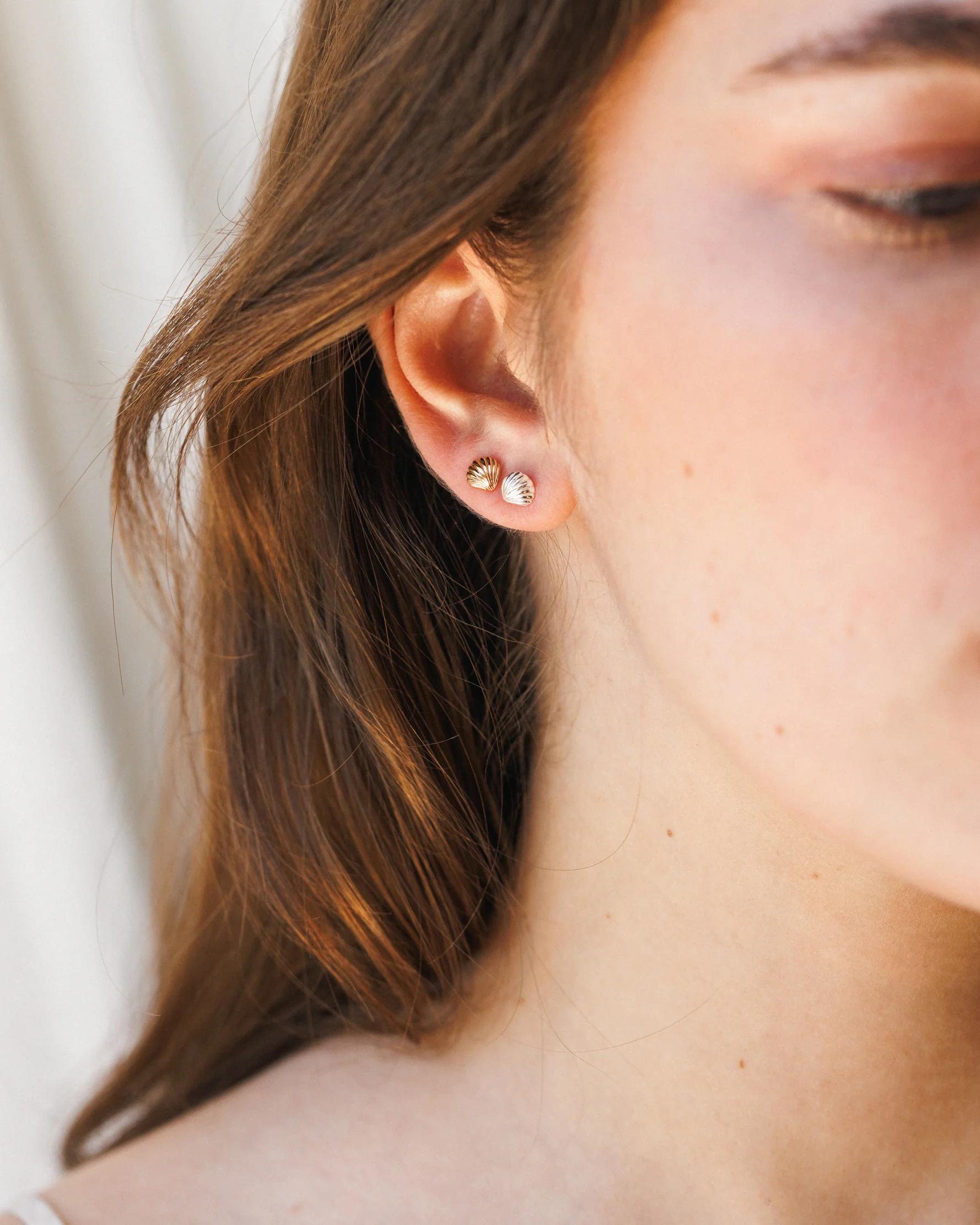 Baby Seashell Studs - Image 3