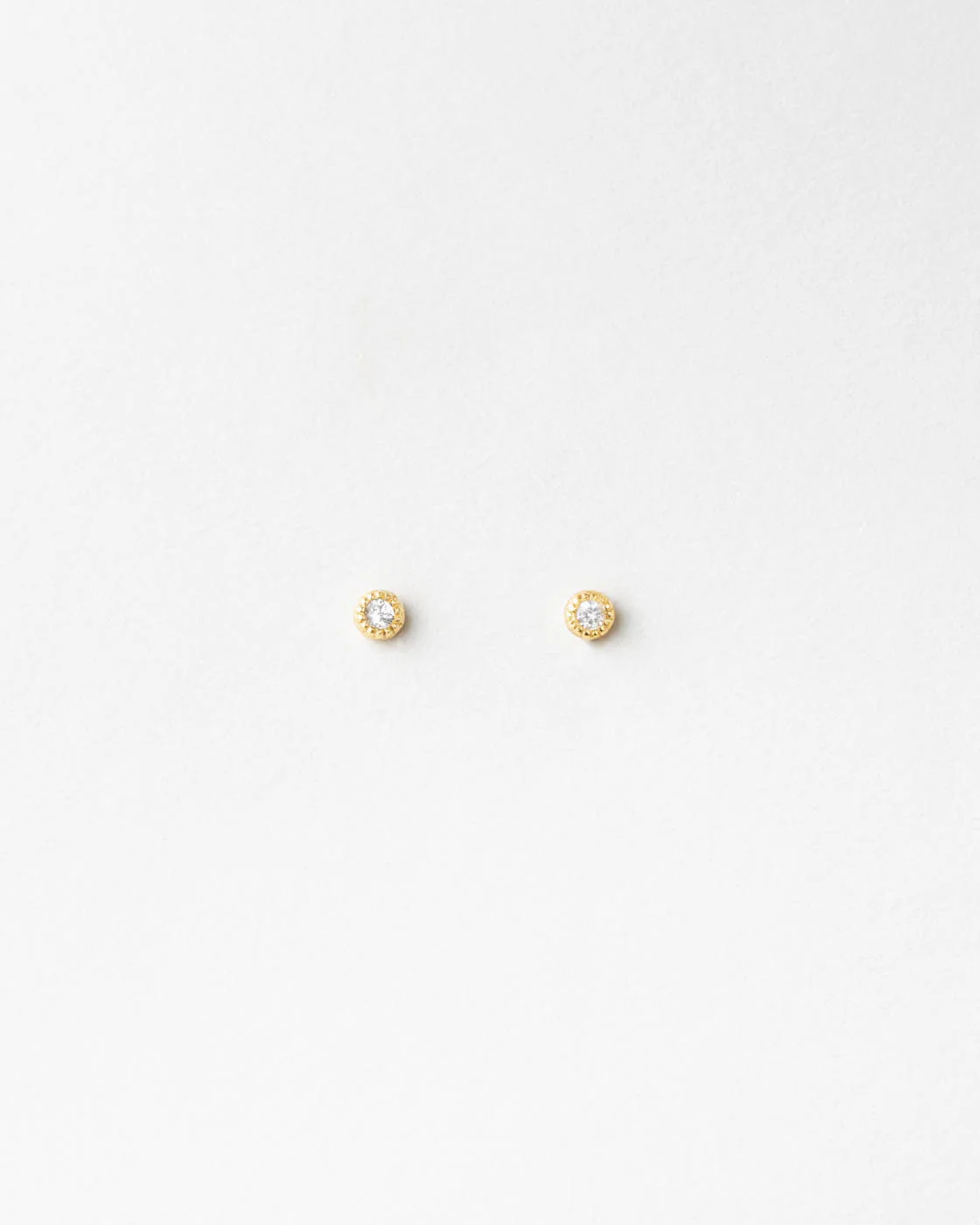Soirée White Sapphire Studs - Image 3