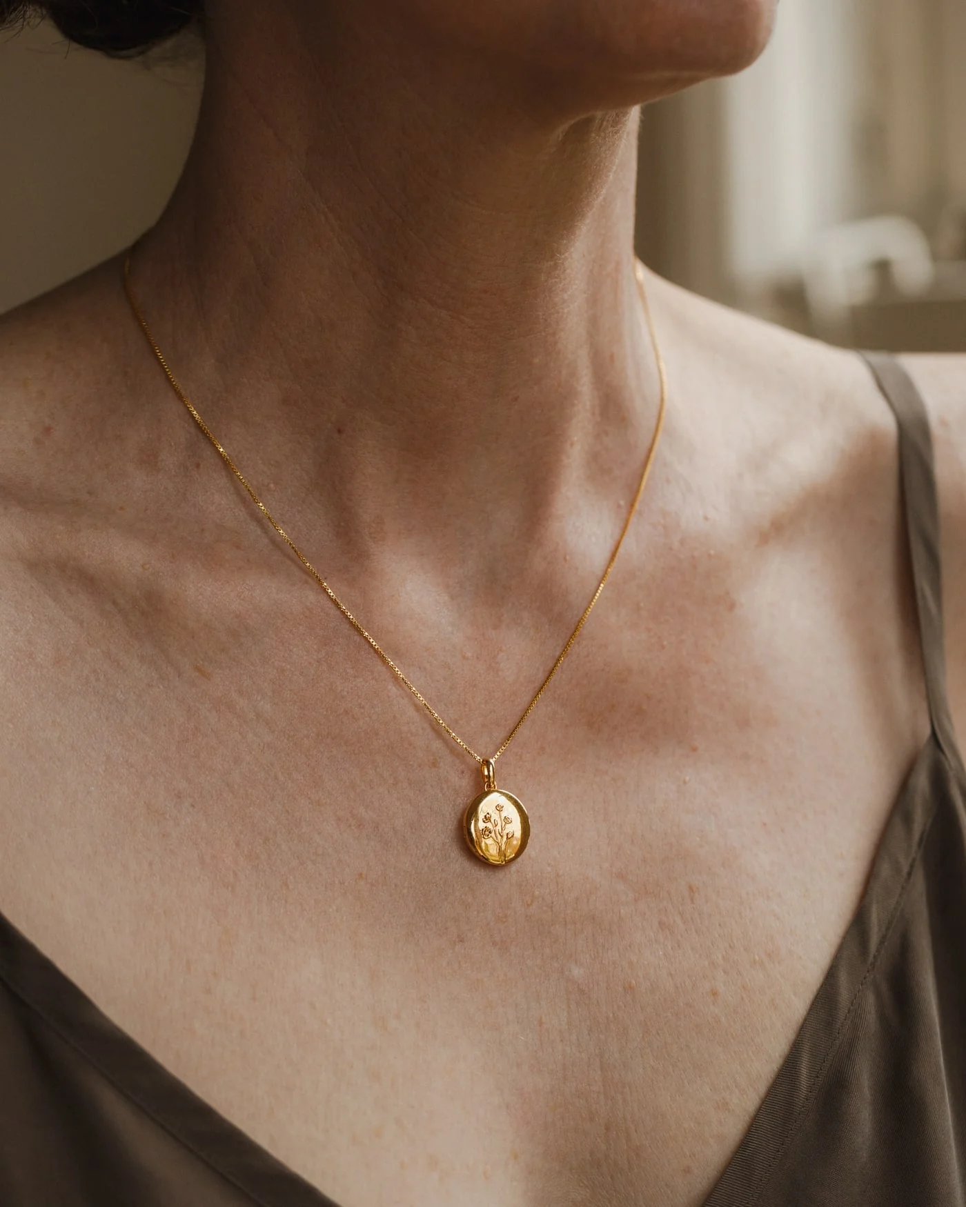 Floral Locket Necklace - Image 12