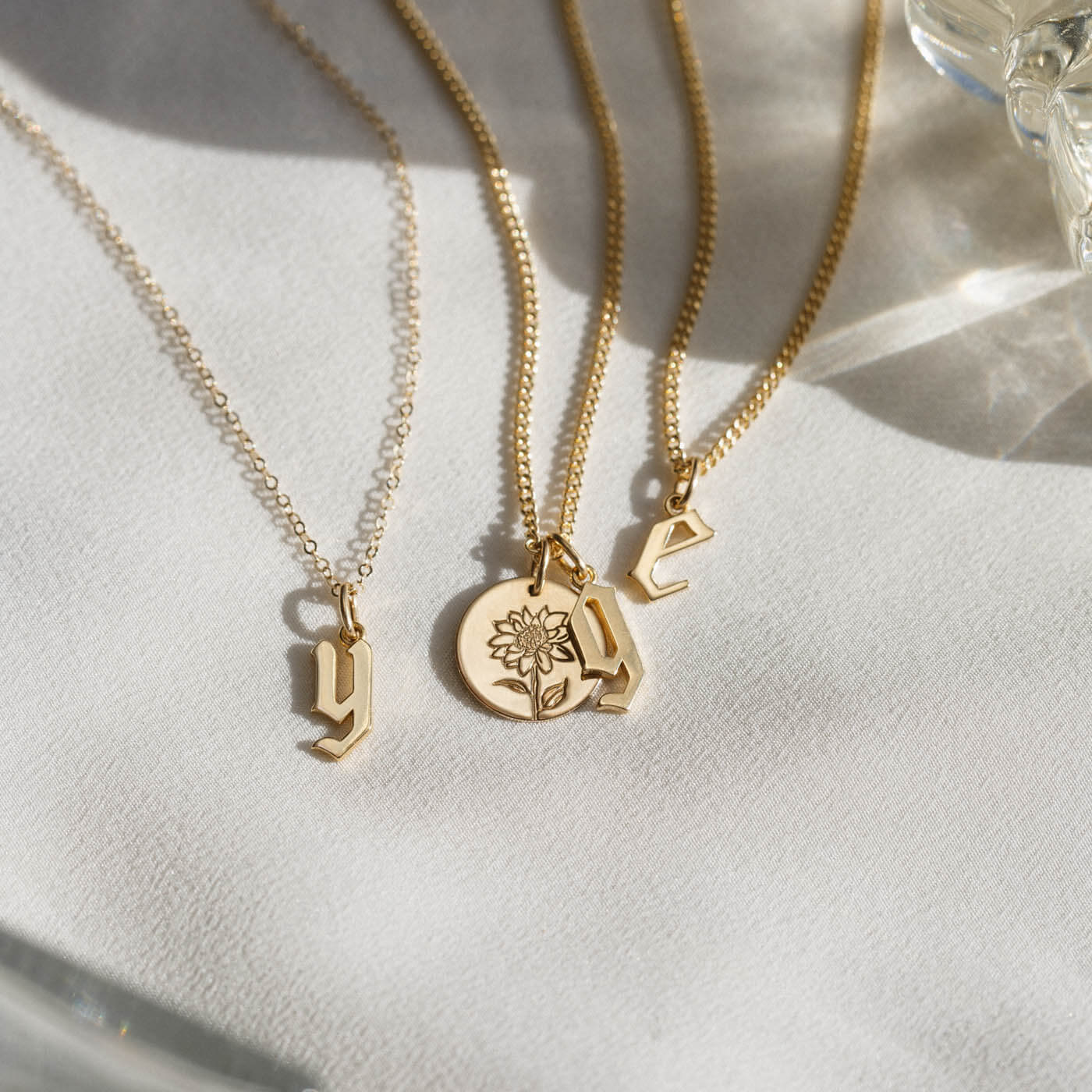 Gothic Initial Pendant - Image 4