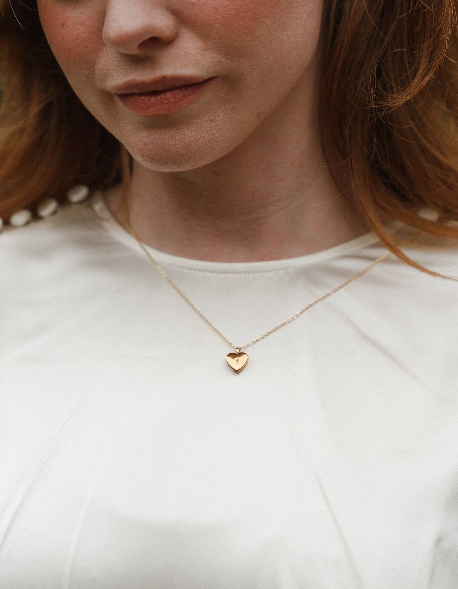 Micro Heart Locket Necklace - Image 12