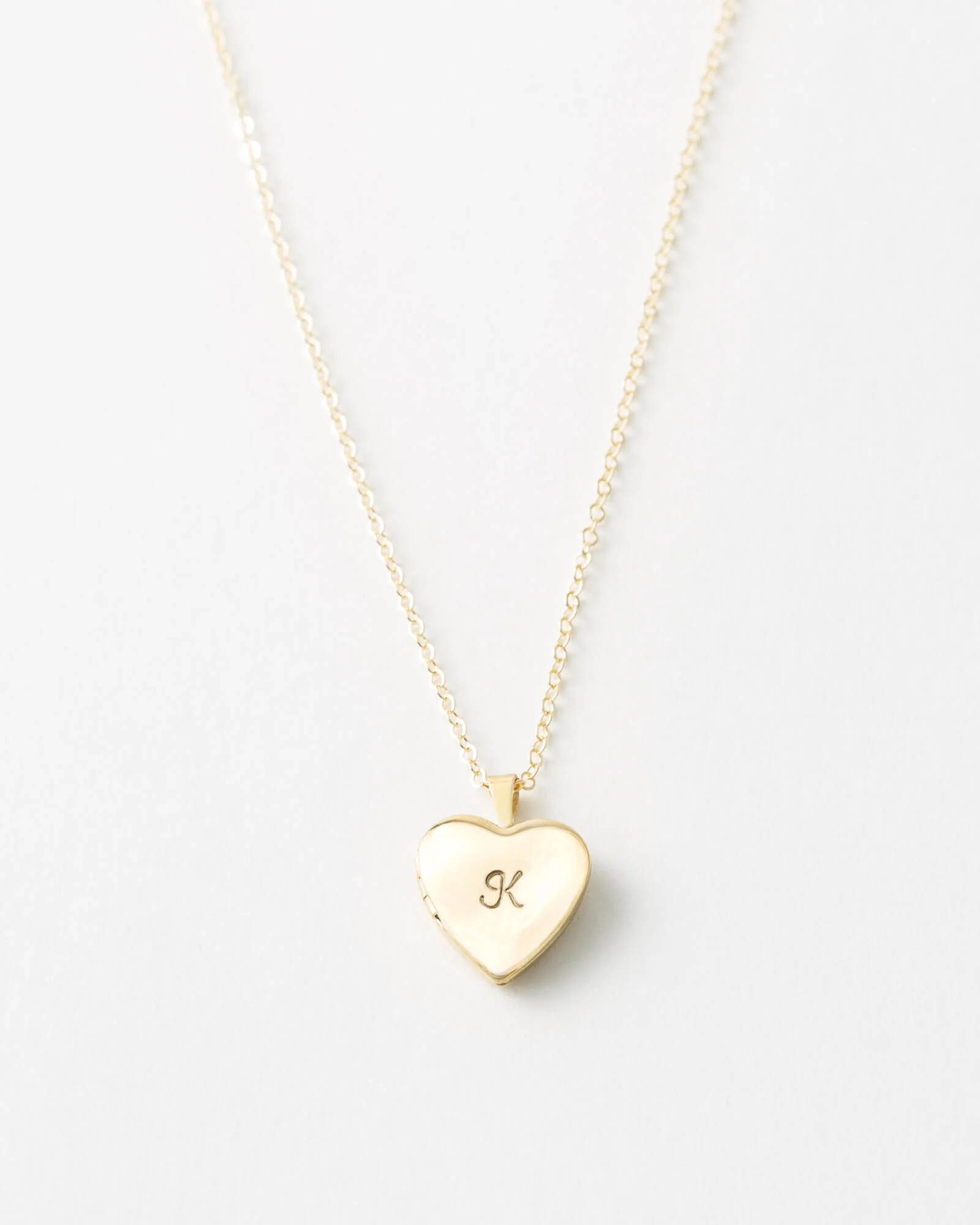Micro Heart Locket Necklace - Image 3