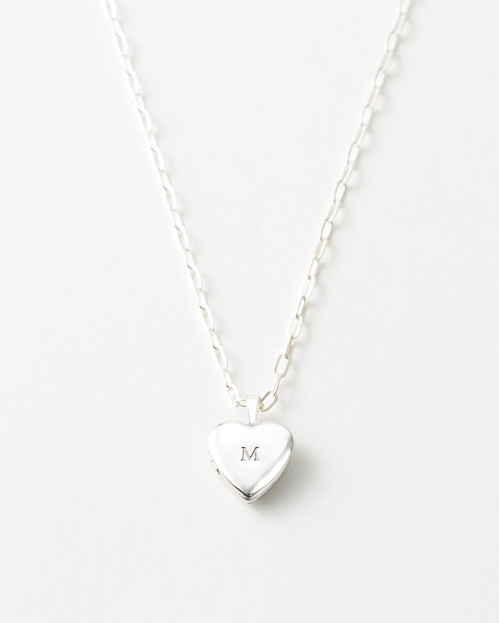 Micro Heart Locket Necklace - Image 4