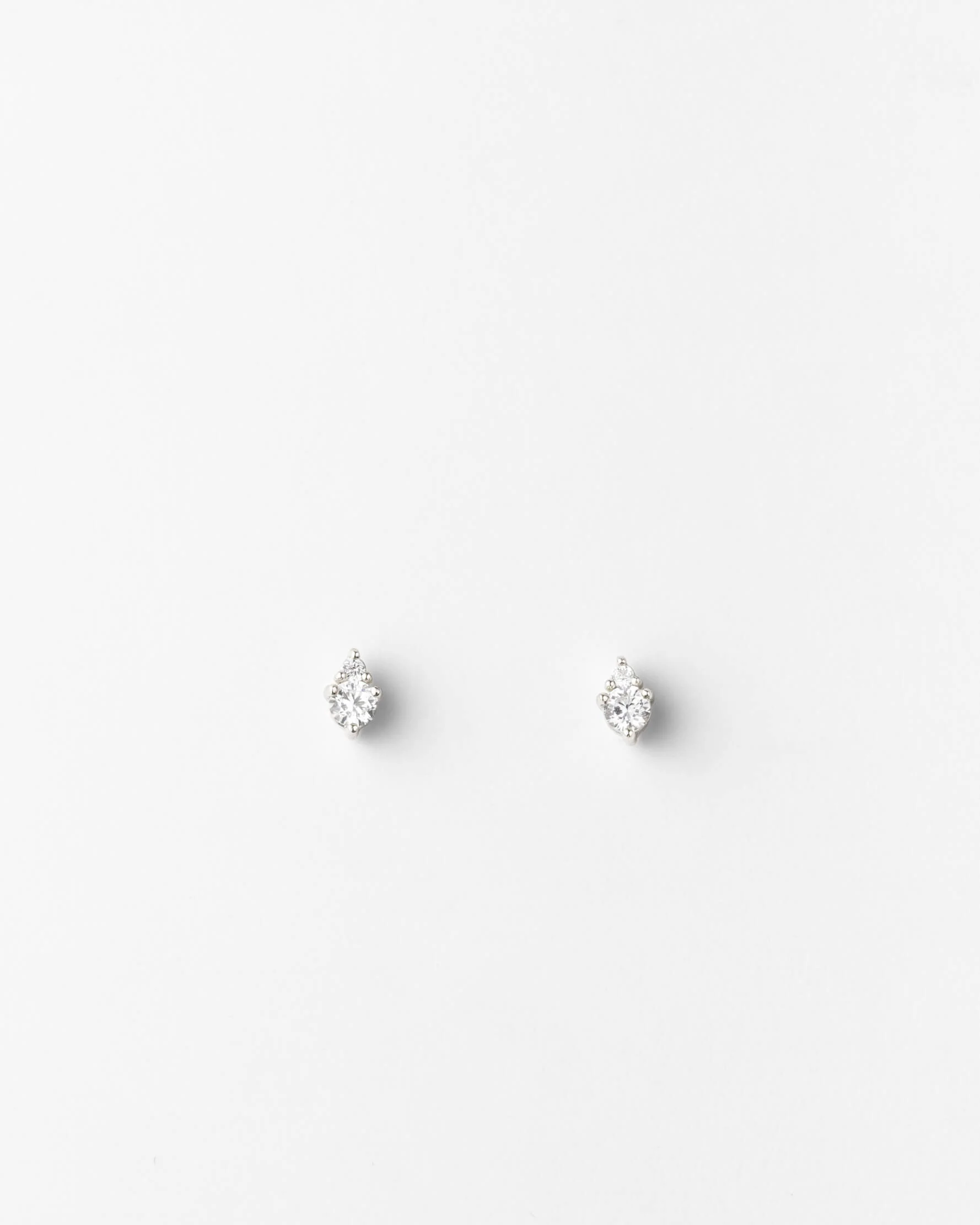 Morningstar White Sapphire Studs - Image 2