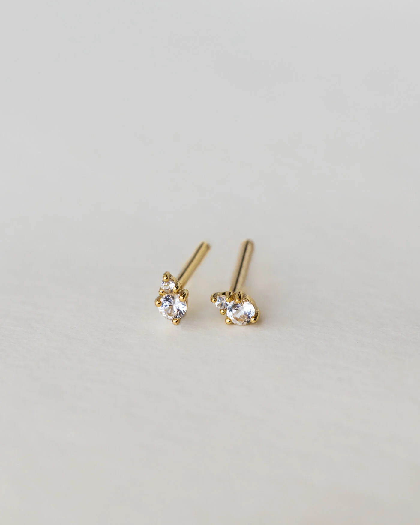 Morningstar White Sapphire Studs - Image 4