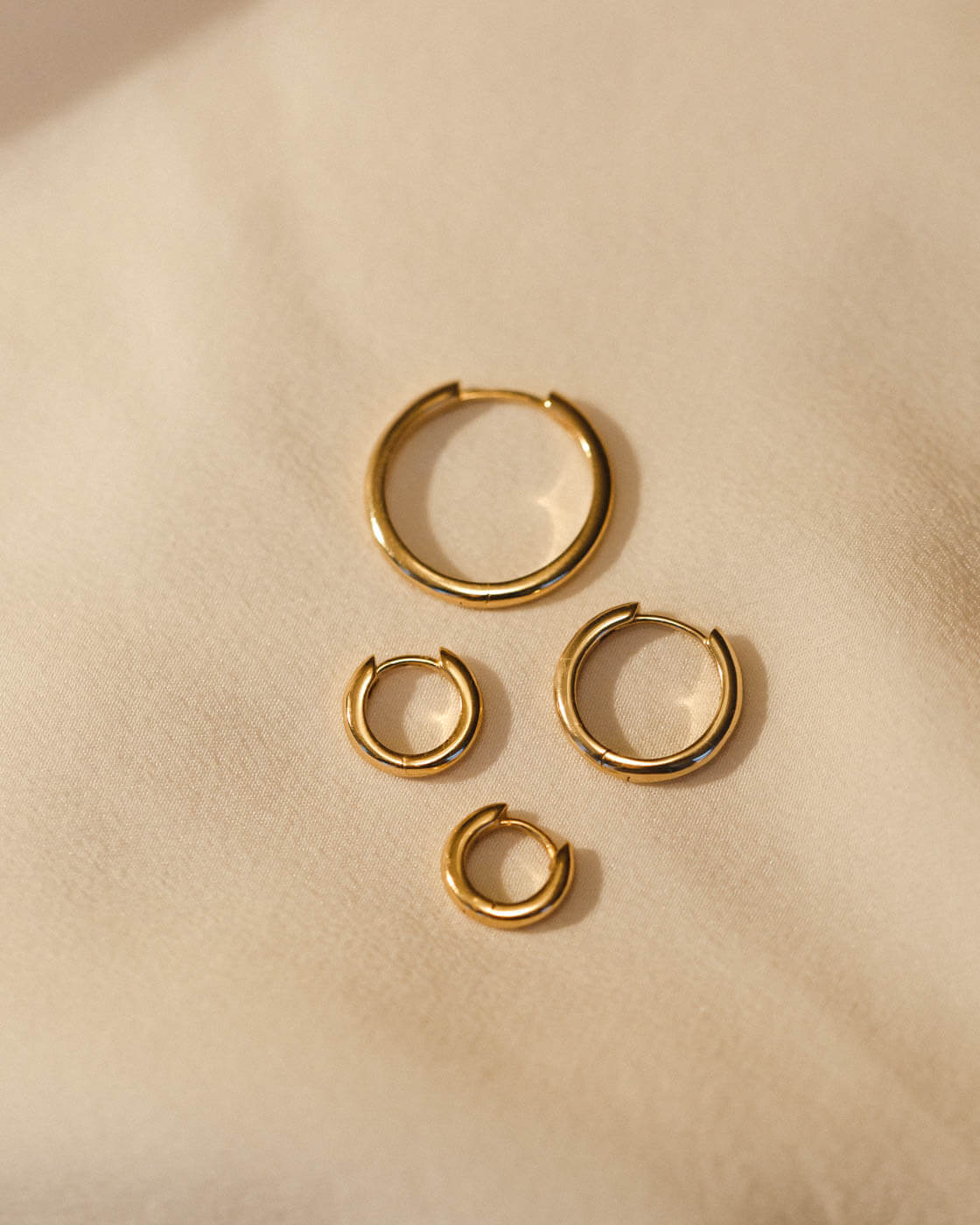 Olivia Huggie Hoops - Image 3