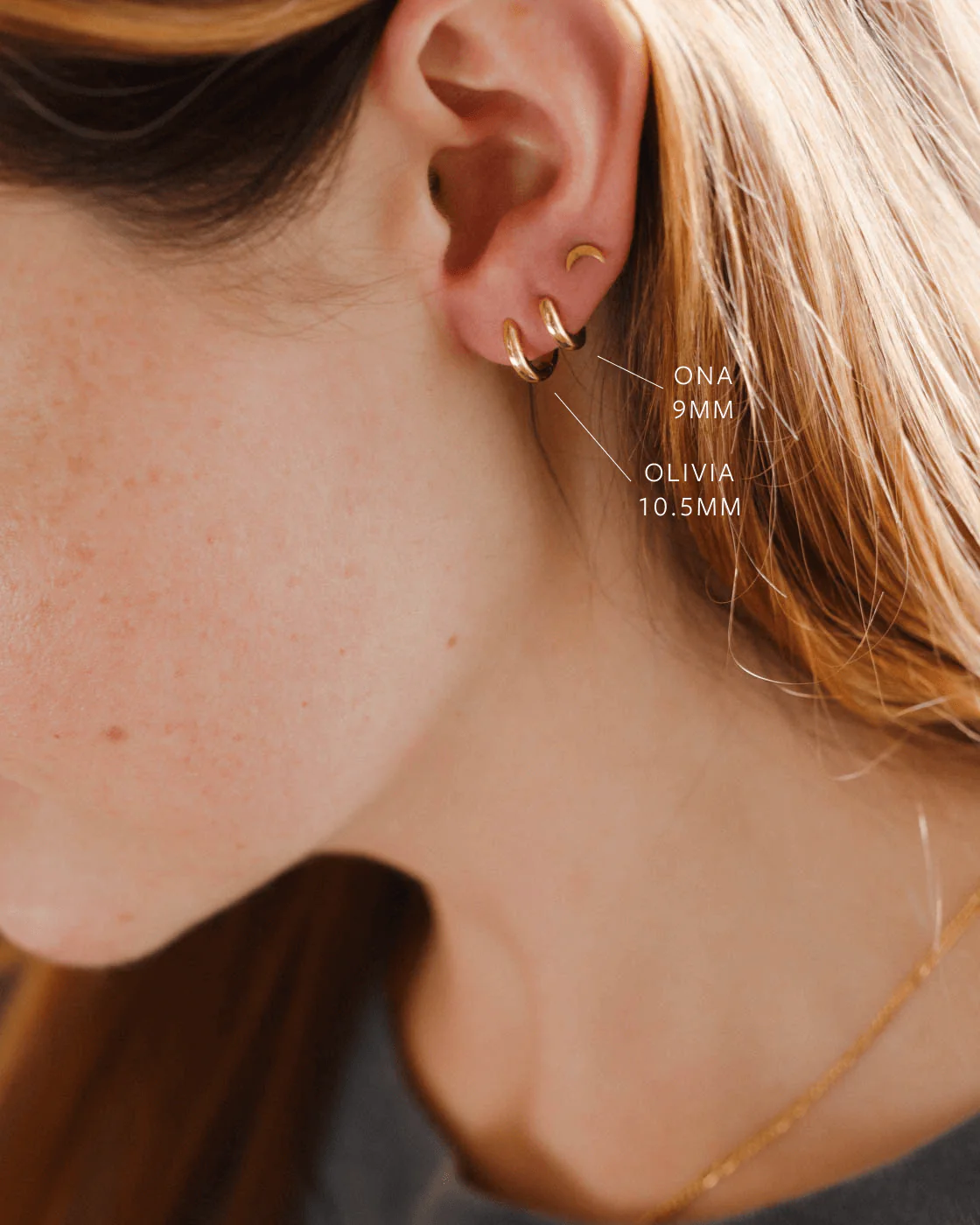 Ona Huggie Hoops - Image 5