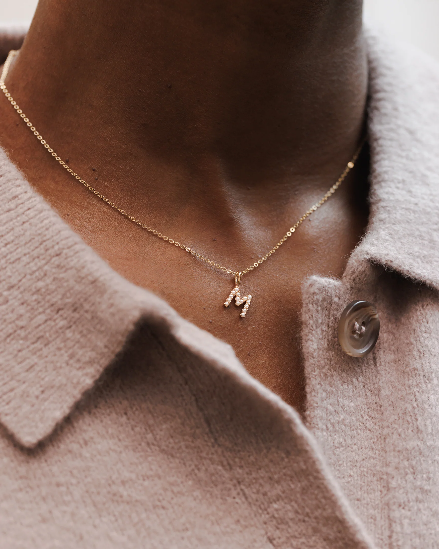 Pearl Initial Charm - Image 3