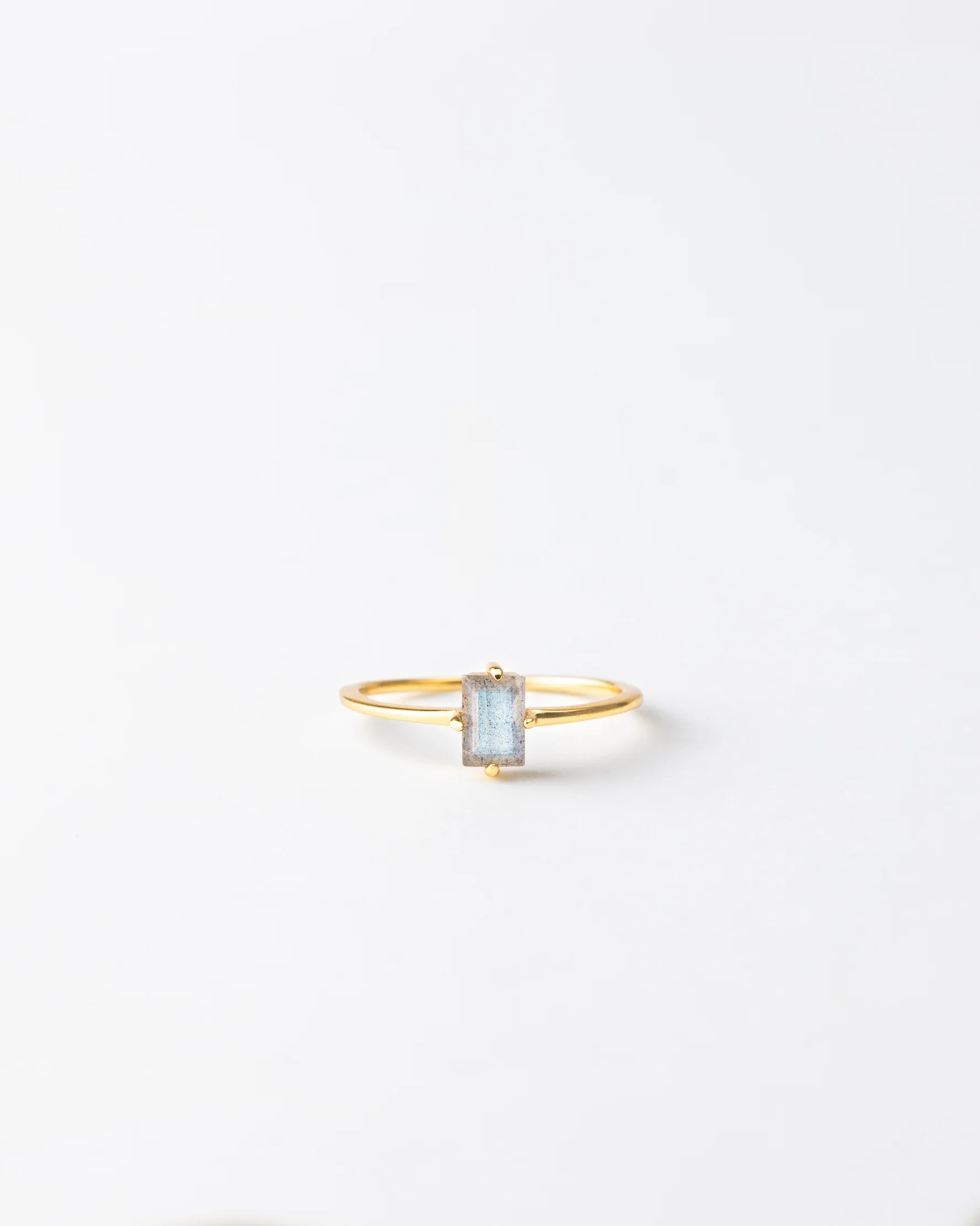 Labradorite Grand Baguette Ring