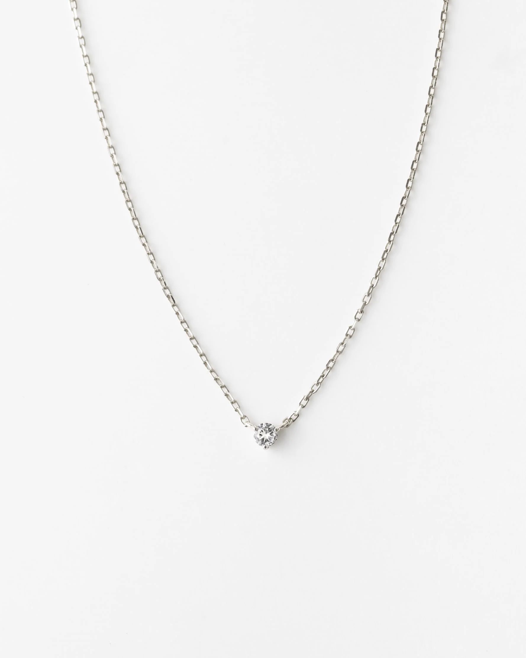 Polaris White Sapphire Necklace - Image 2