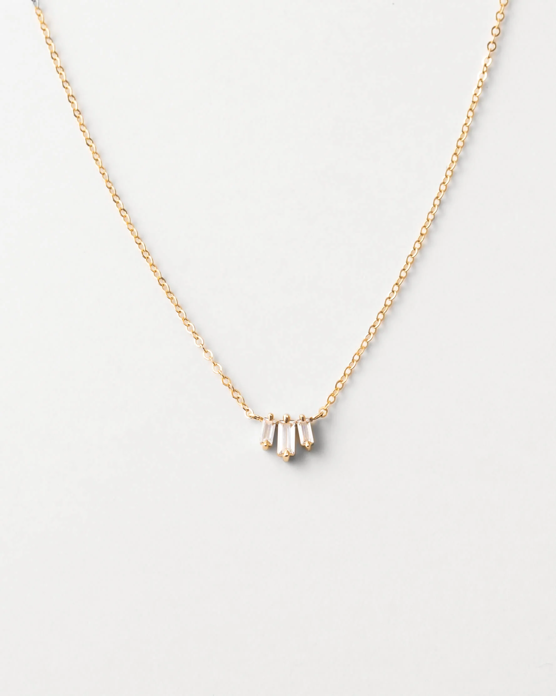 Prisma White Sapphire Necklace