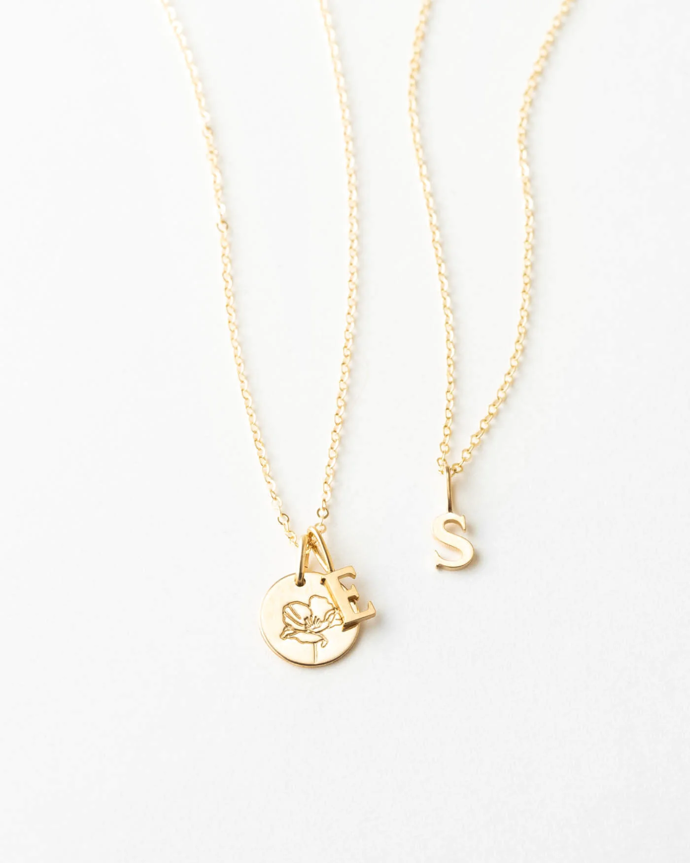Serif Initial Pendant - Image 3