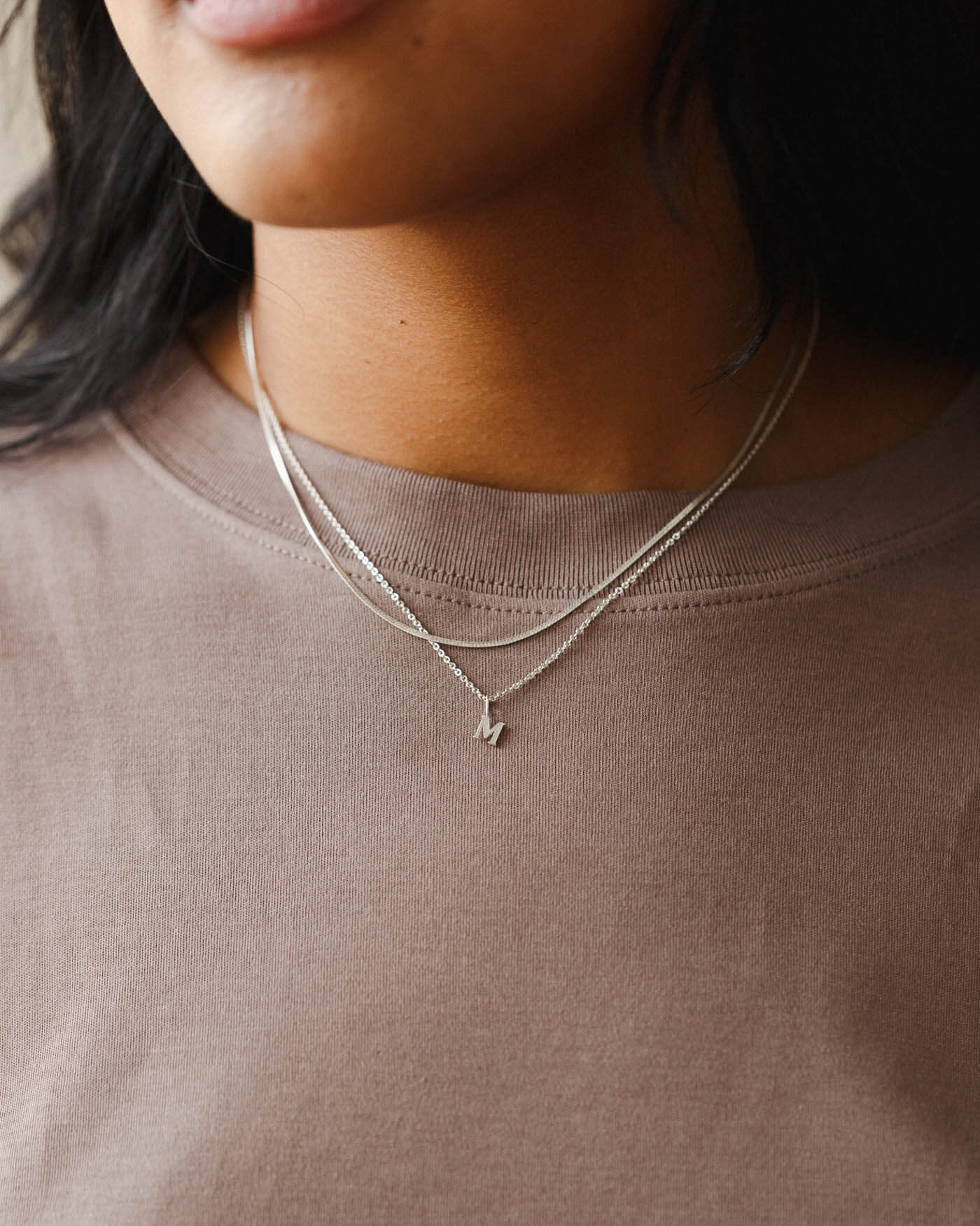 Serif Initial Pendant - Image 6