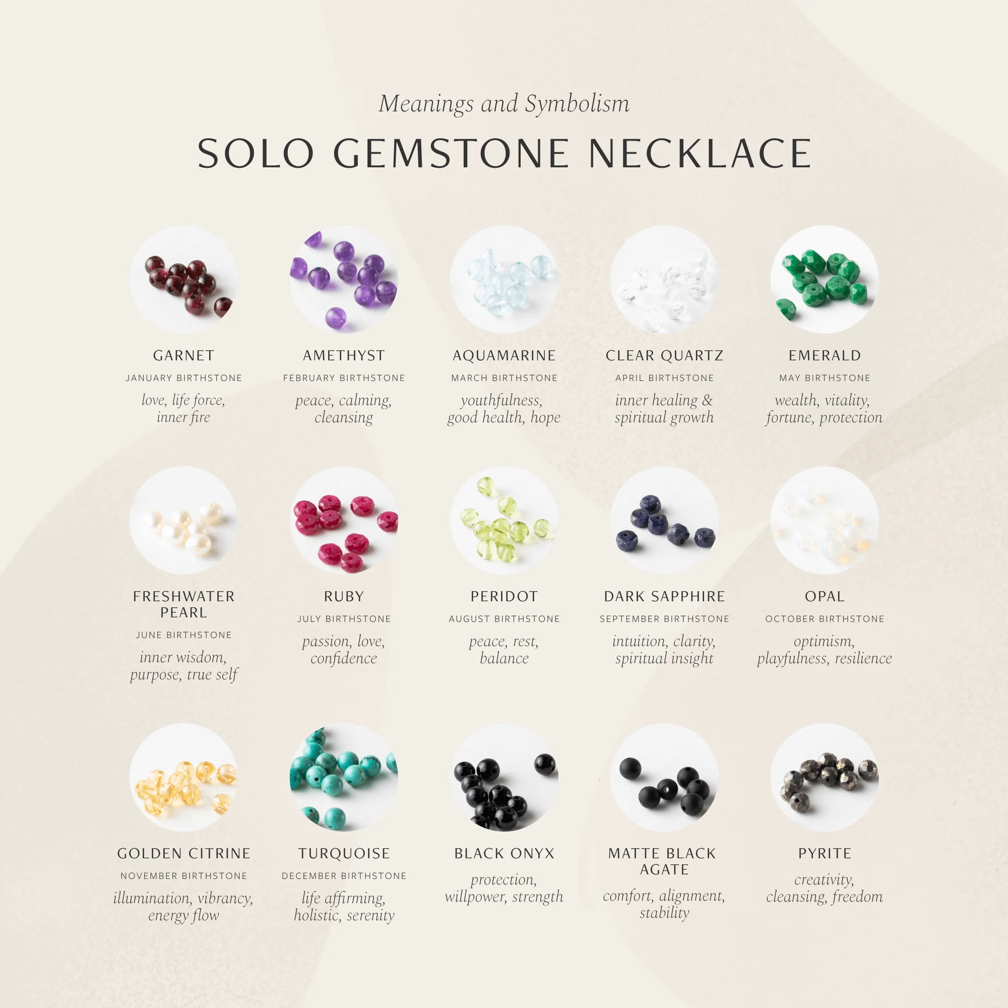 Solo Gemstone Necklace - Image 5