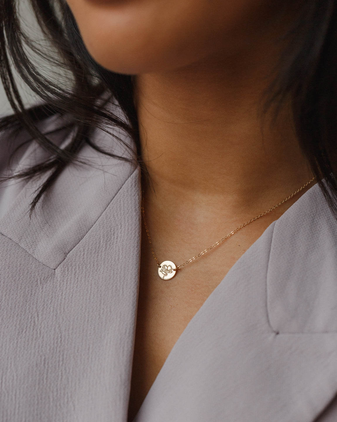 Small Flora Link Necklace - Image 14