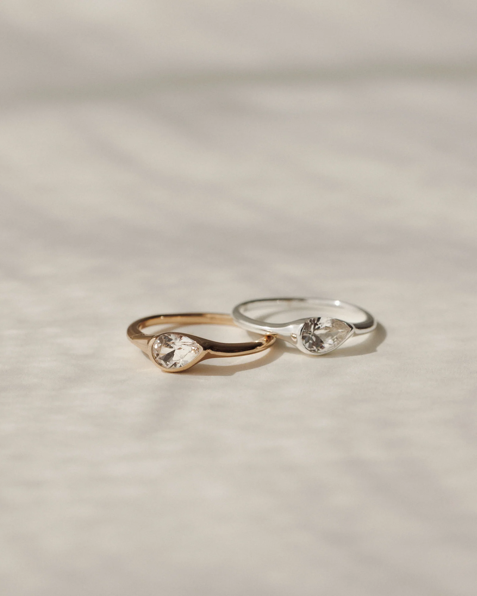 White Sapphire Zephyr Ring - Image 6